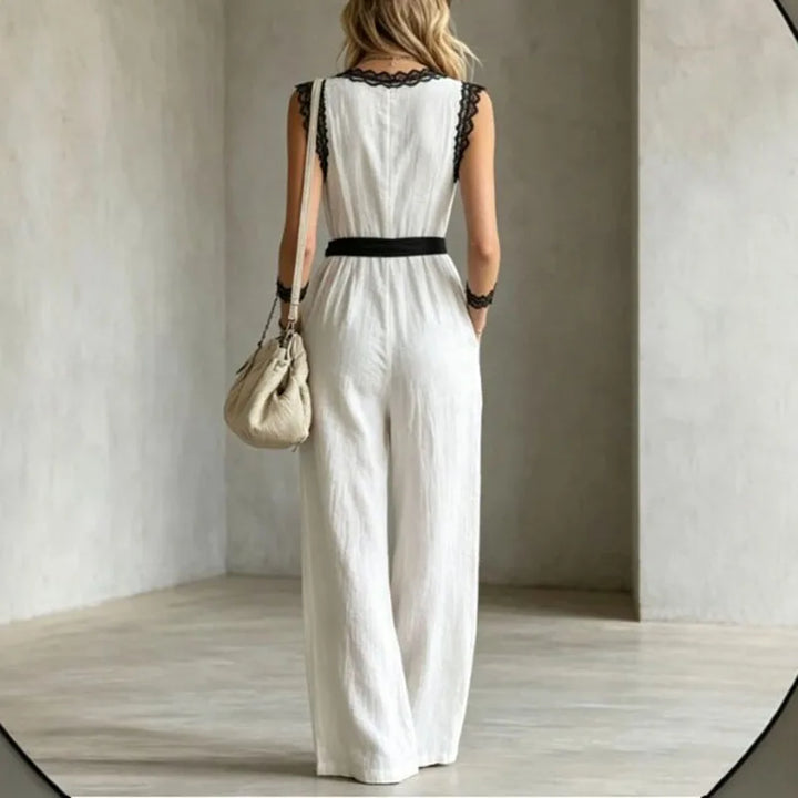 Layla Boho Belted Jumpsuit