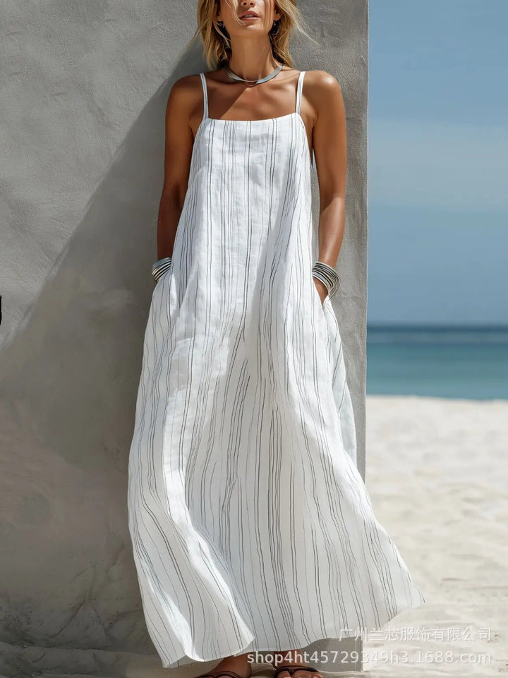 Helena Sleeveless Summer Beach Dress