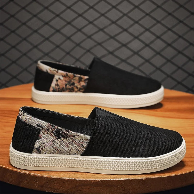 Larry Orthopedic Canvas Slip Ons