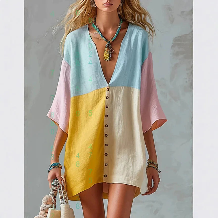 Isabell Colorblock Mini Dress
