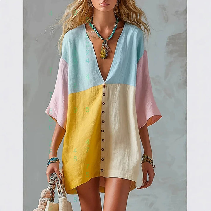 Isabell Colorblock Mini Dress