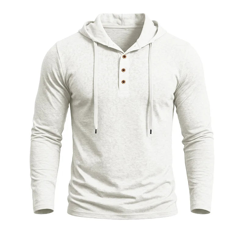 Jasper Drawstring Hood Pullover