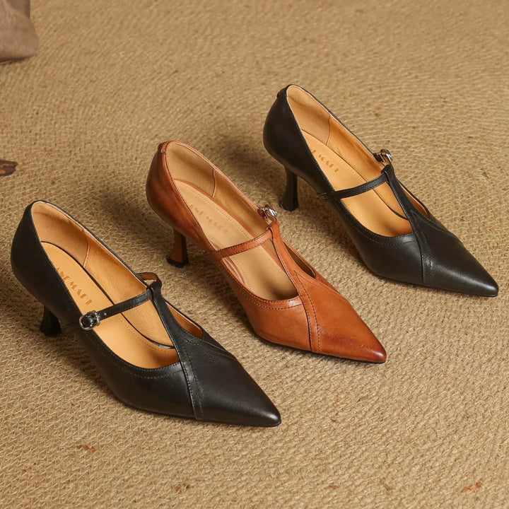 Sandra Leather Pumps