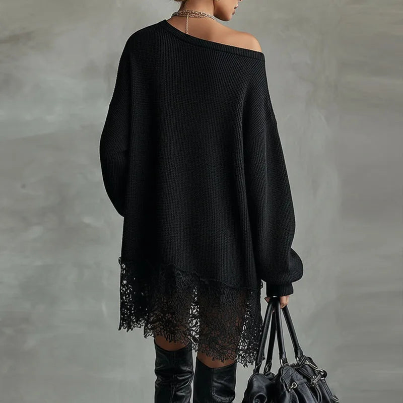 Ursula Off Shoulder Sweater Dress
