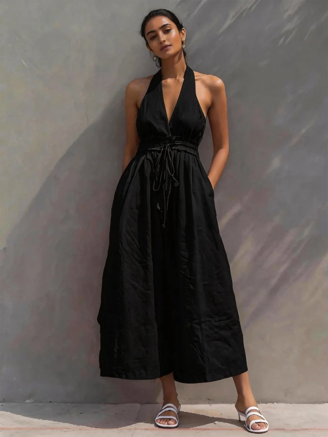 Yasmine Halter Neck Jumpsuit