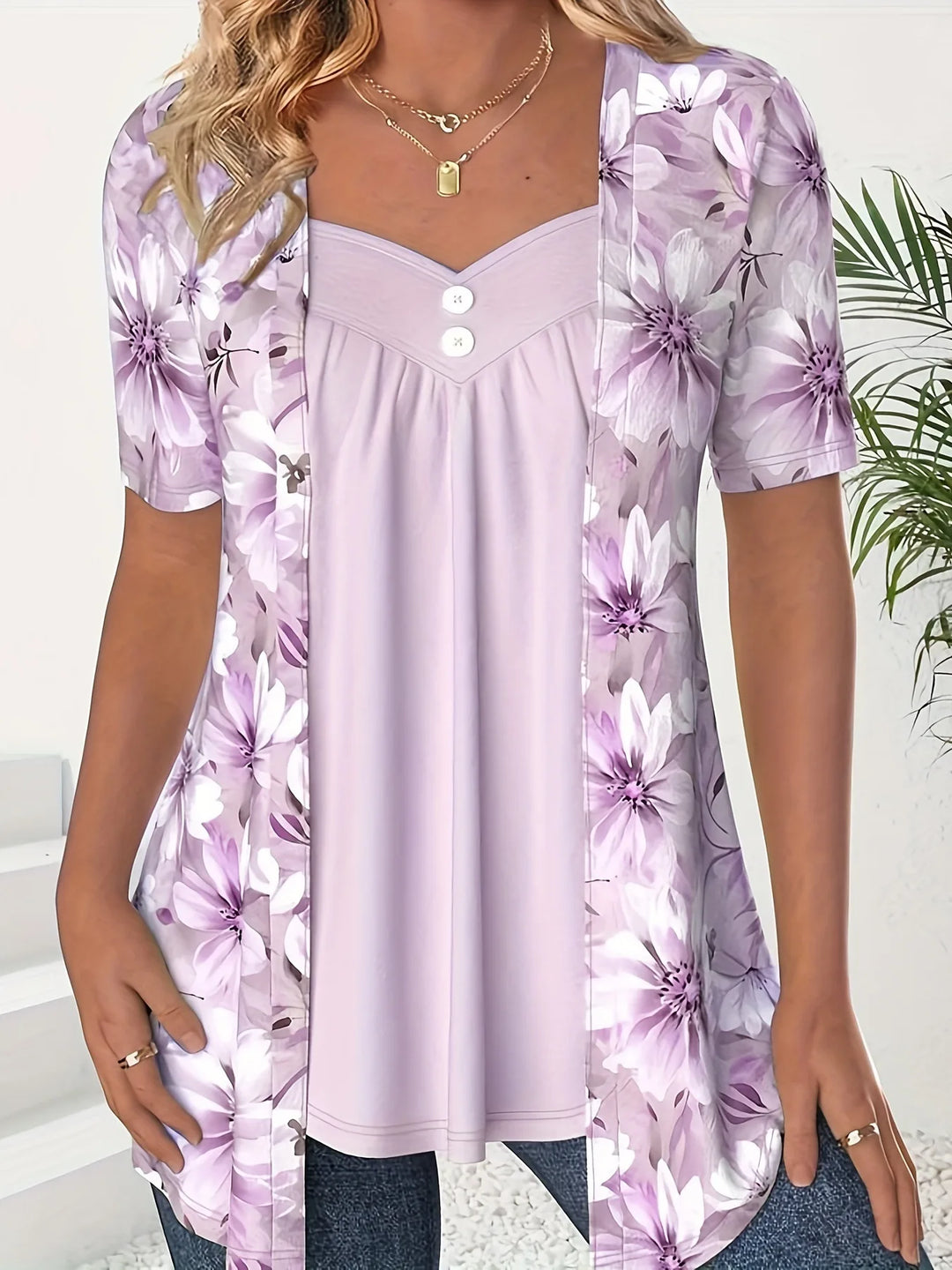 Kylie Floral Two Piece Cardigan Set