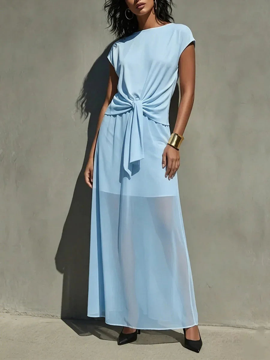Desirae Elegant Chic Wedding Guest Dress