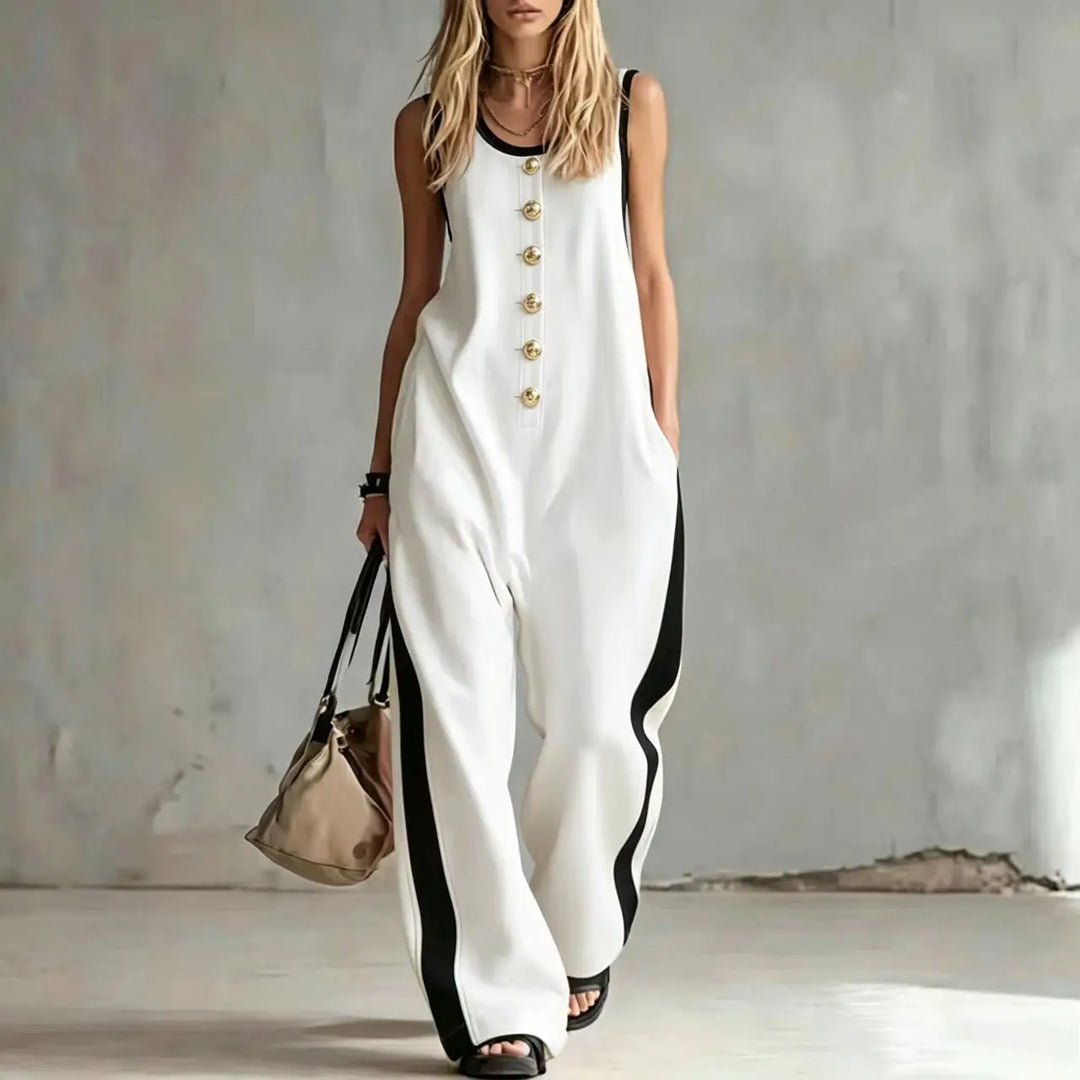 Caselle Sophisticated Wide Leg Jumpsuit