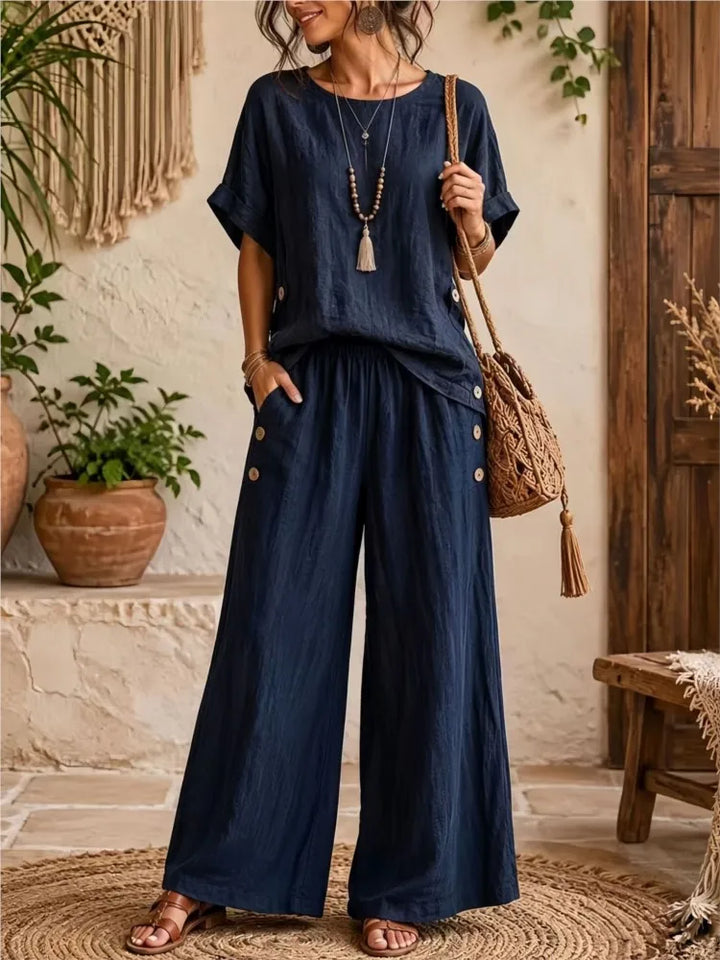 Eileen Casual Relaxed Trouser Set