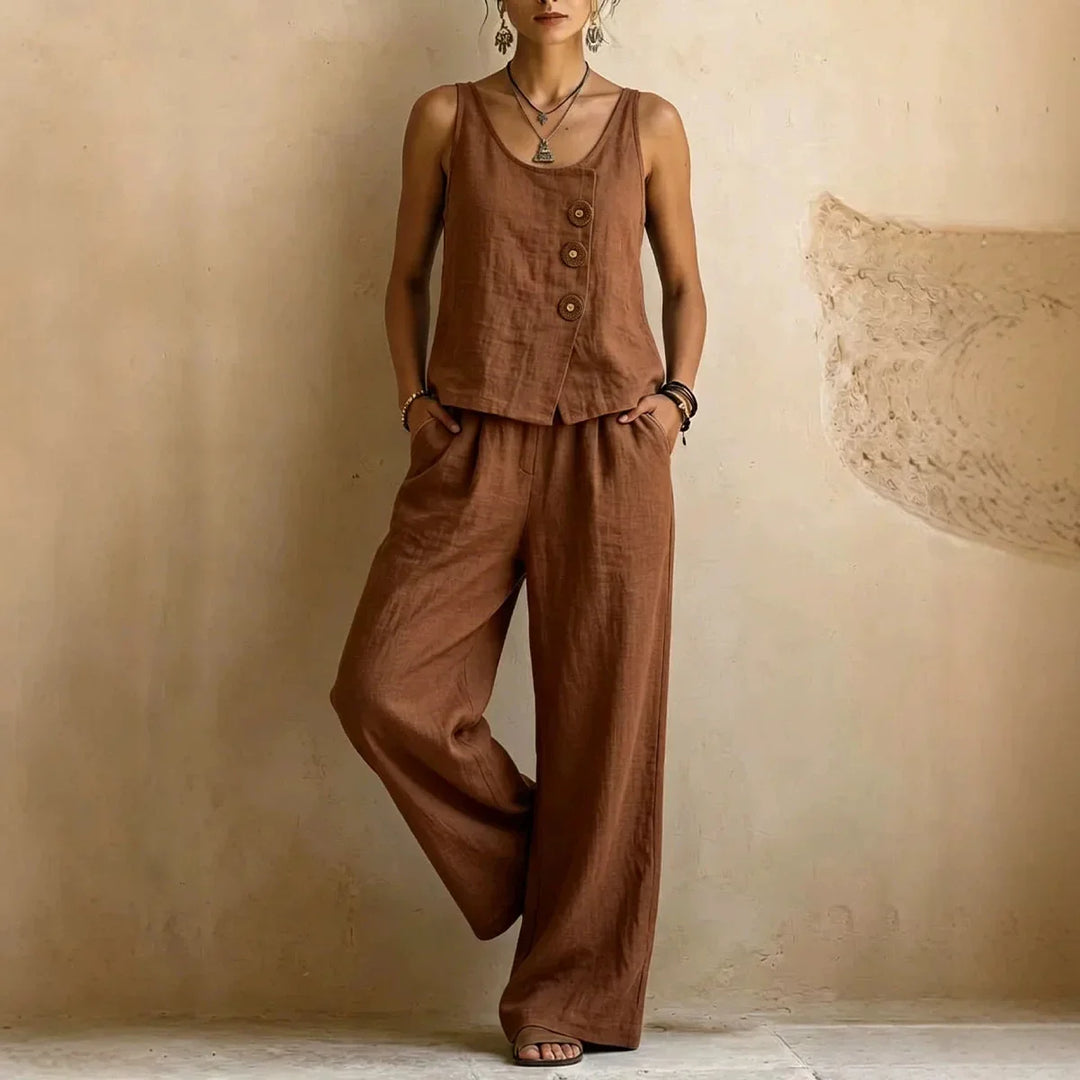 Genevieve Relaxed Sleeveless Everyday Set