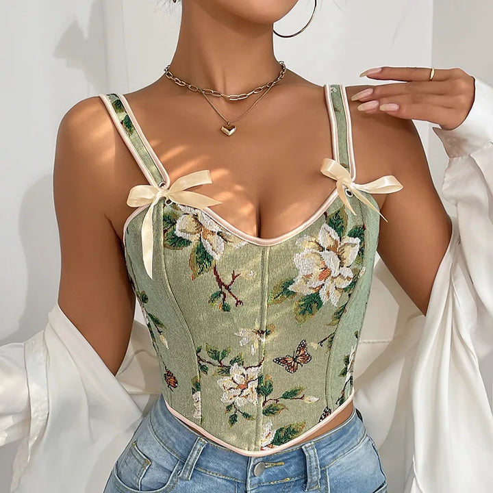 Holly Floral Corset Top