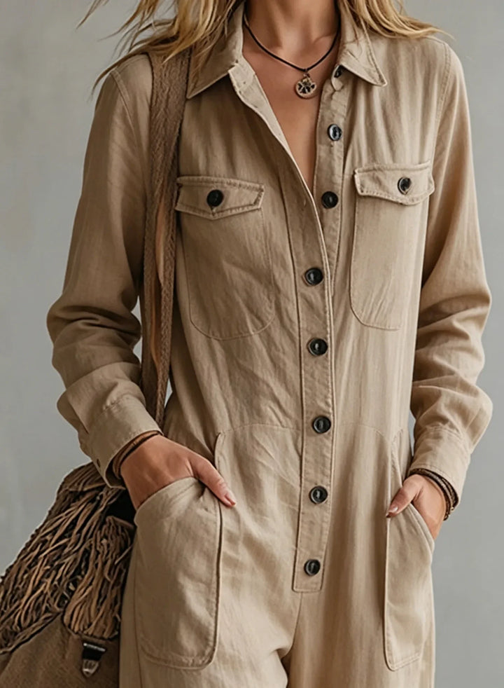 Harlan Wide Leg Utility Jumpsuit