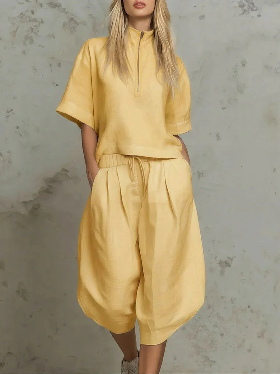 Zarelle Breathable Short Lounge Set