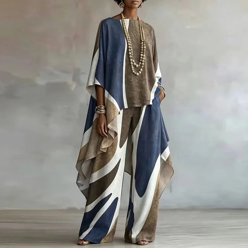 Frances Abstract Trouser Set