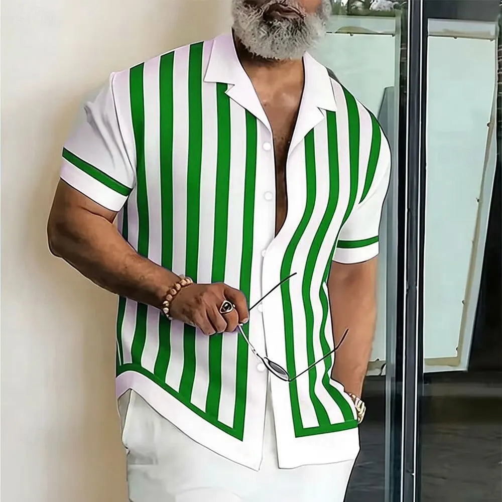 Austin Breathable Striped Resort Shirt