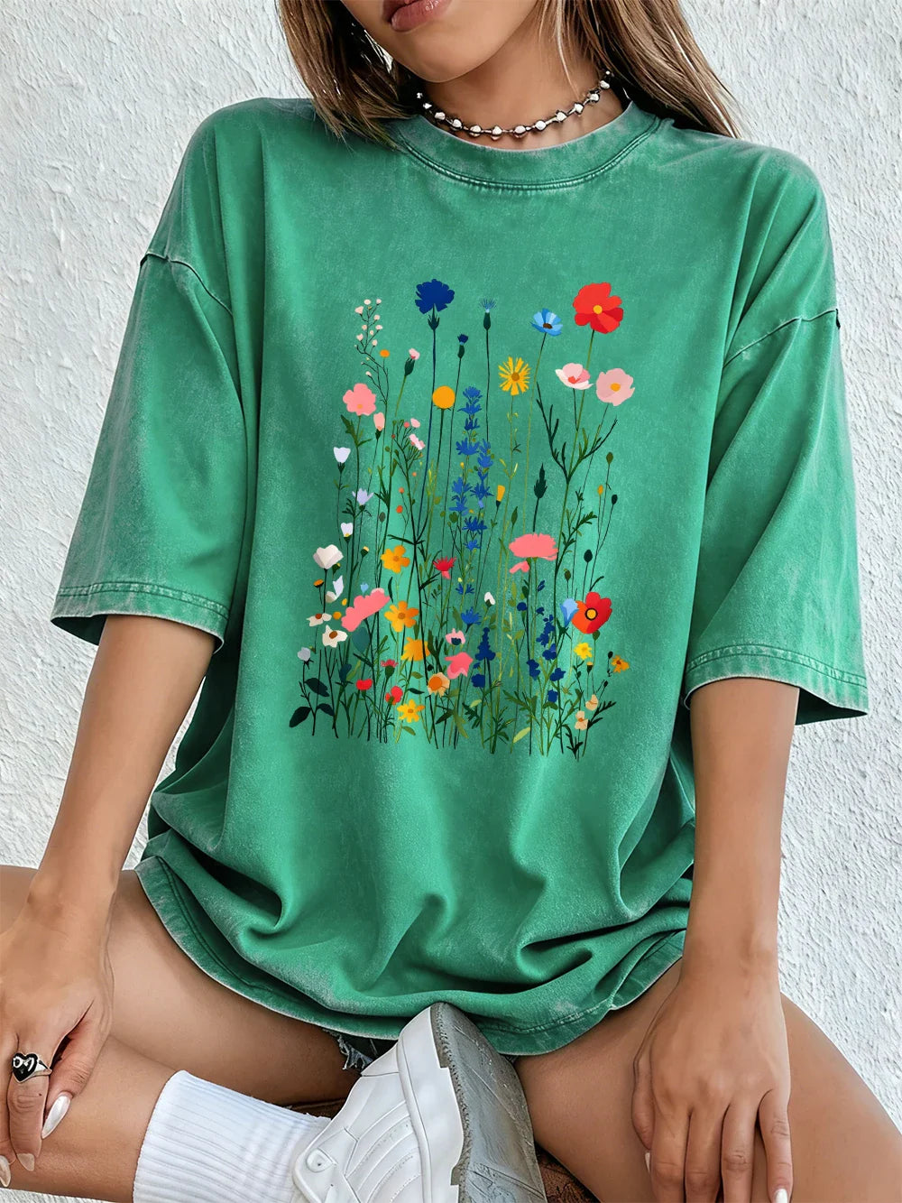 Shannon Floral Graphic T Shirt