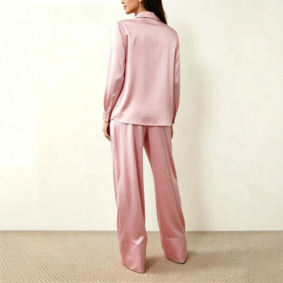 Elowyn Satin Finish Two Piece Set