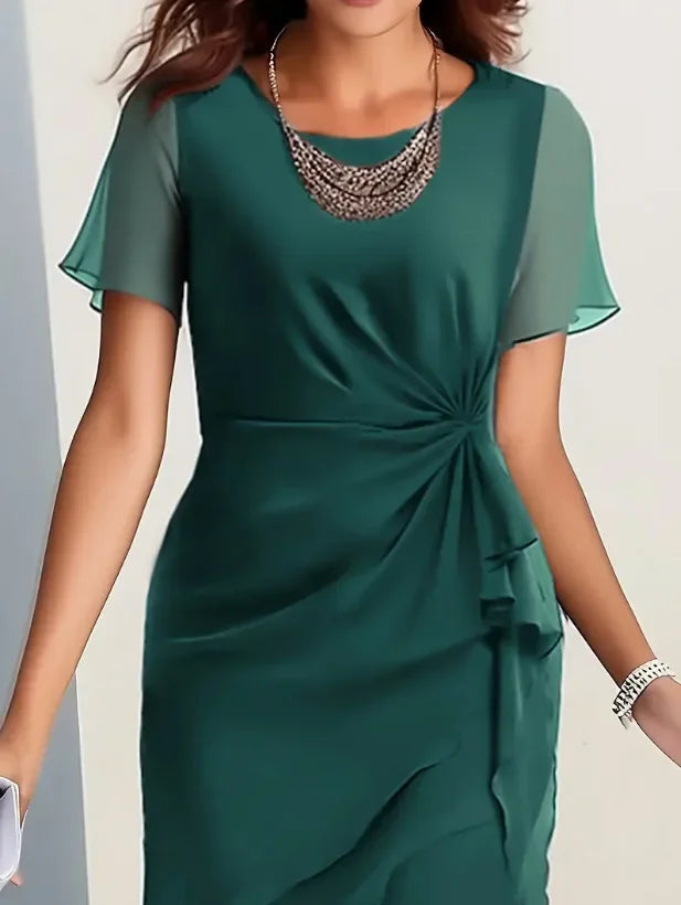 Danille Layered Midi Dress