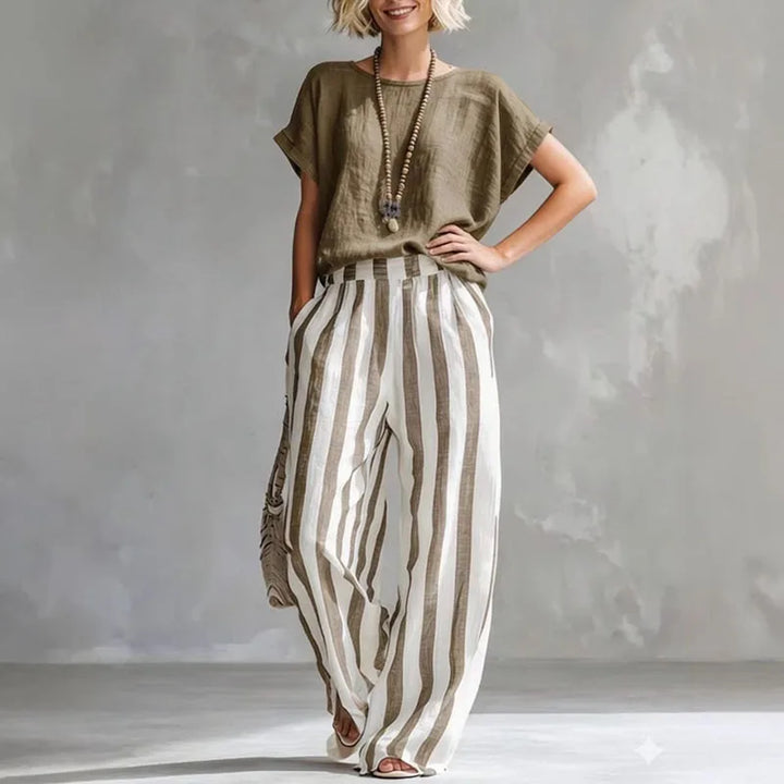Celina Linen Summer Set