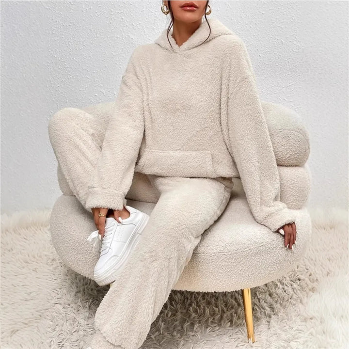 Faustine Cozy Hooded Fleece Set