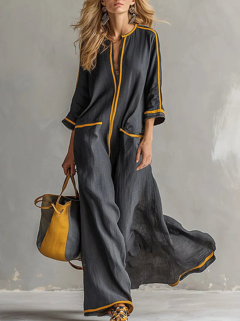 Kayla Casual Flowy Maxi Dress