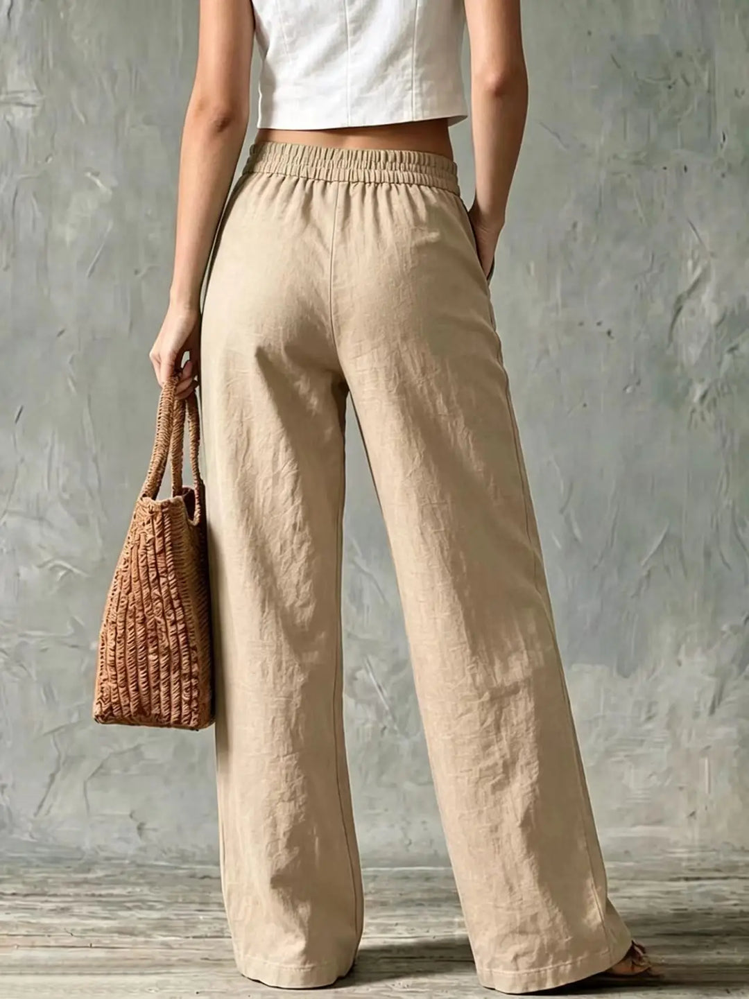 Myra High Waist Palazzo Trousers
