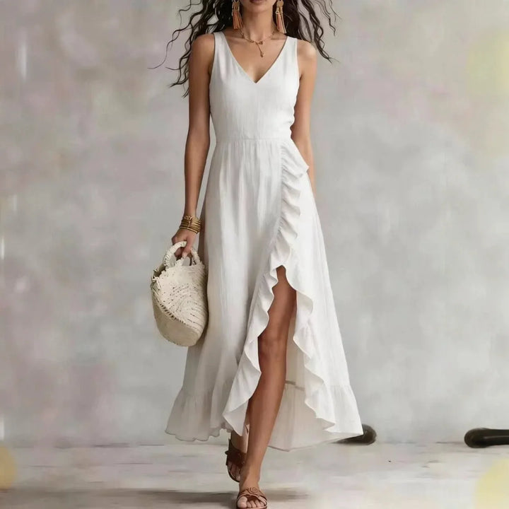 Estrella Lace Hem Maxi Dress