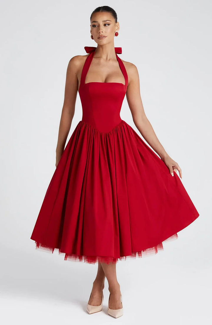 Danica Halter A Line Baby Doll Dress