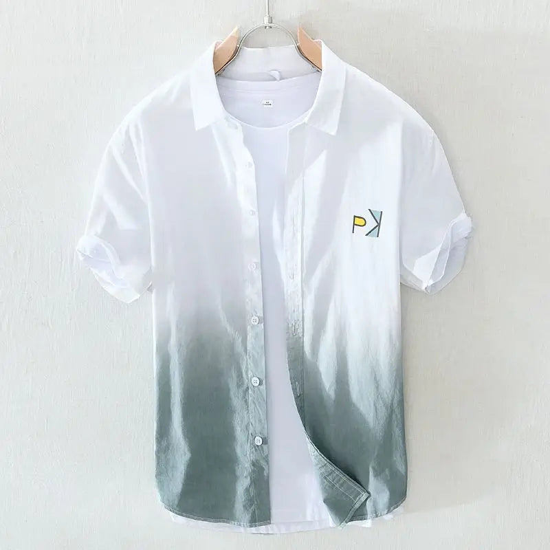 Xavier Gradient Short Sleeve Shirt