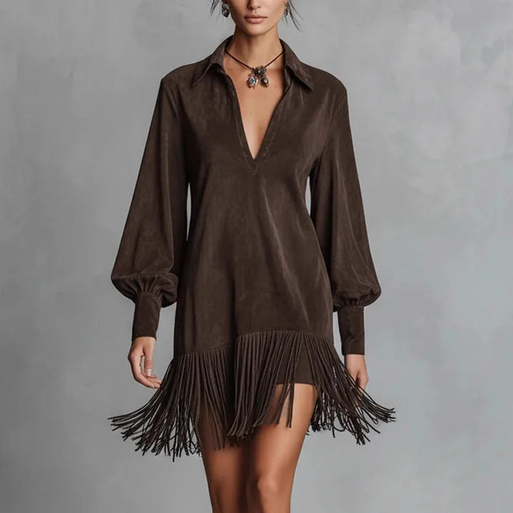 Marielle Relaxed Fit Tassel Dress
