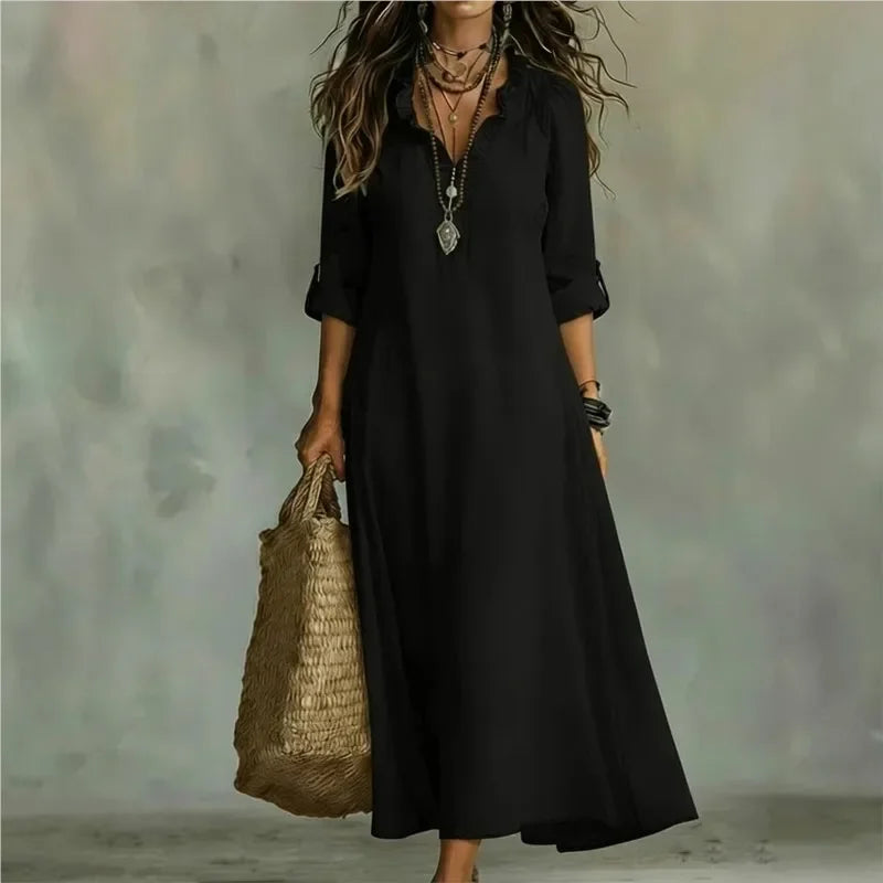 Lavinia Floral Print Long Sundress