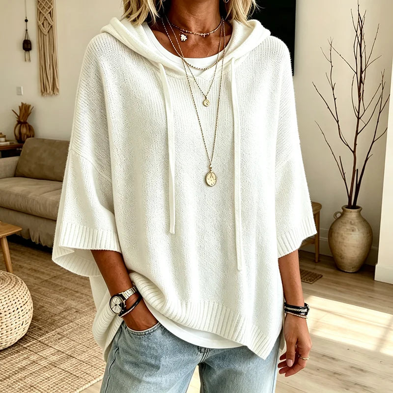 Daisy Knit Oversized Pullover