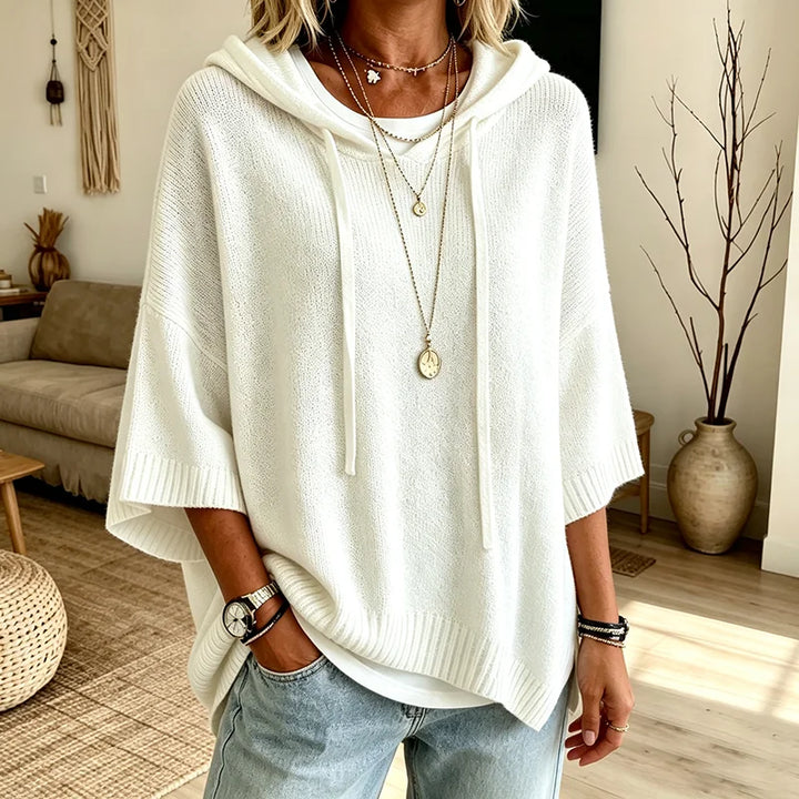 Daisy Knit Oversized Pullover
