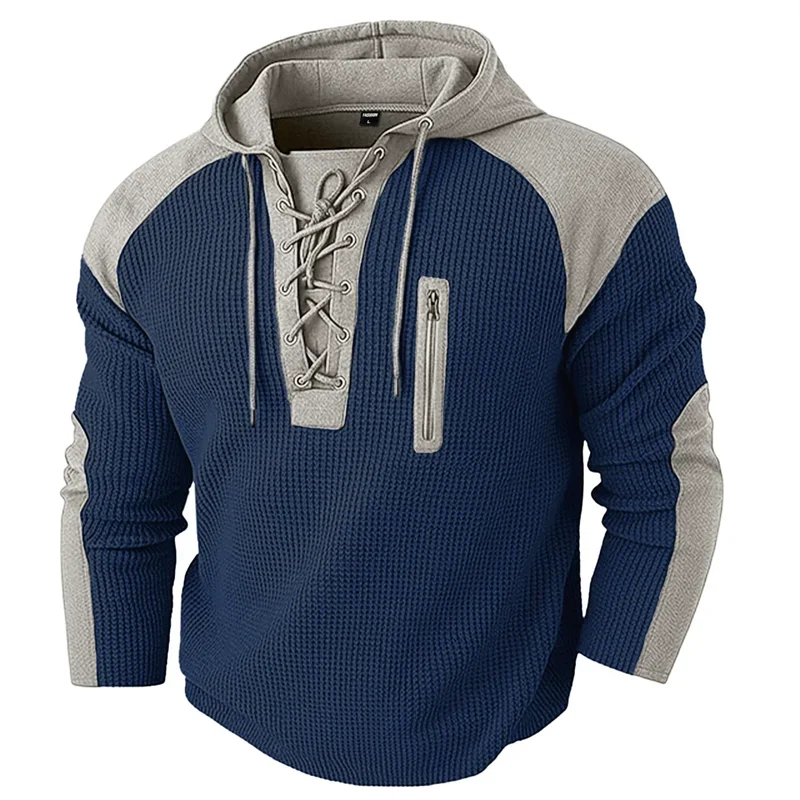 Torvald Lace Up Hoodie