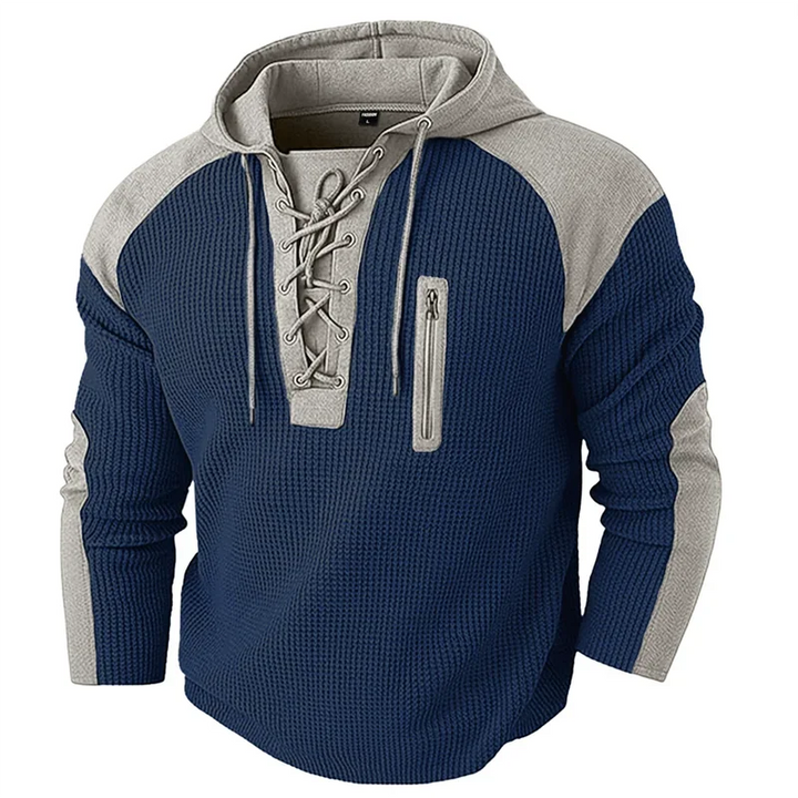 Torvald Lace Up Hoodie