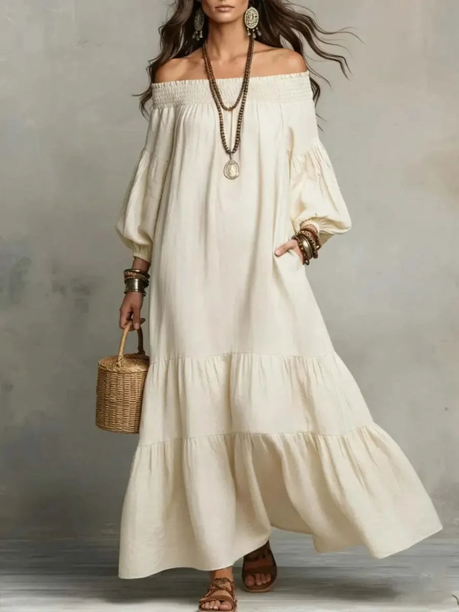 Valeria Off Shoulder Maxi Dress