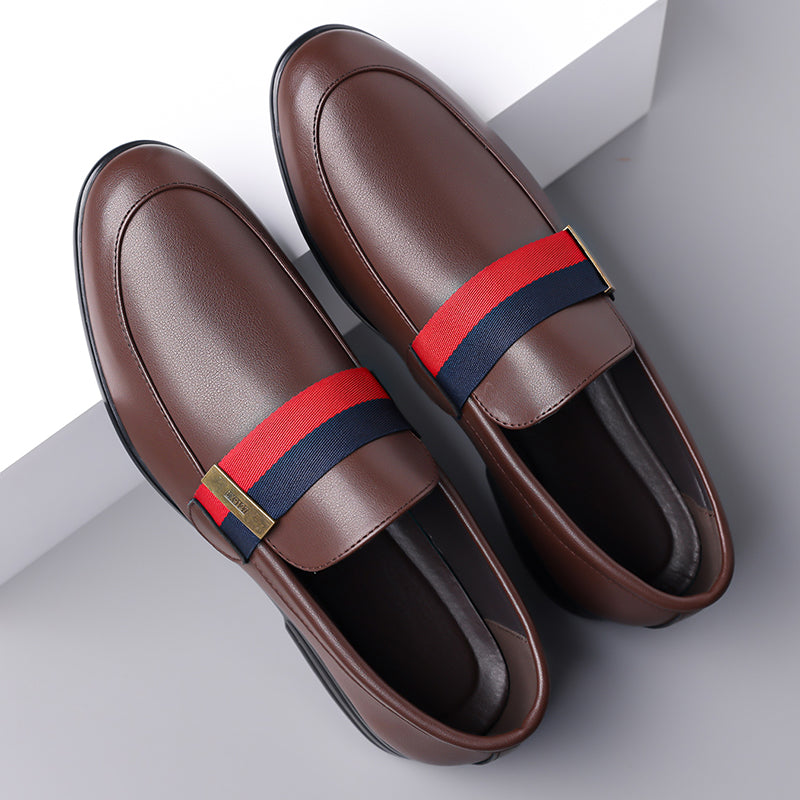 Kenton Leather Slip On Wedding Shoes