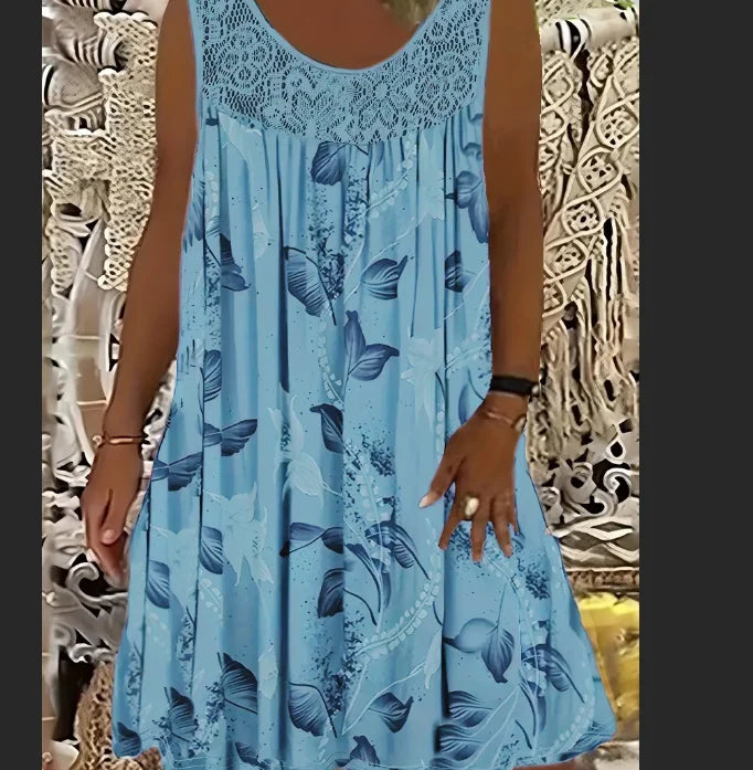 Daniela Casual Floral Midi Dress