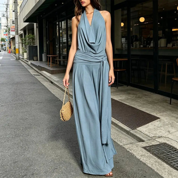 Octavia Elegant Wide Leg Jumpsuit