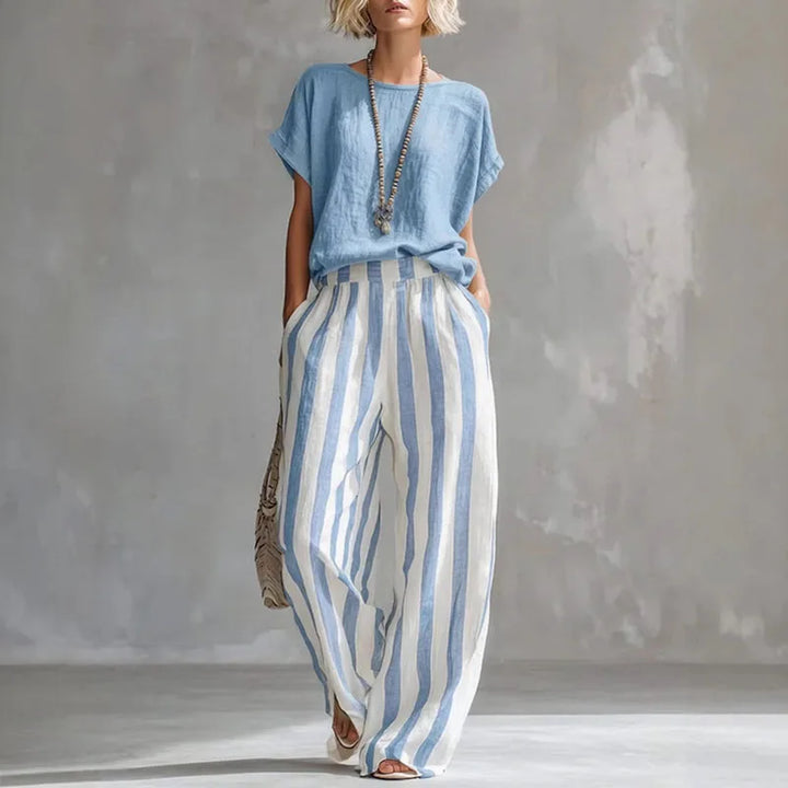 Celina Linen Summer Set