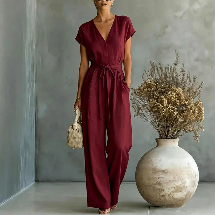 Carol V-Neck One Piece Set