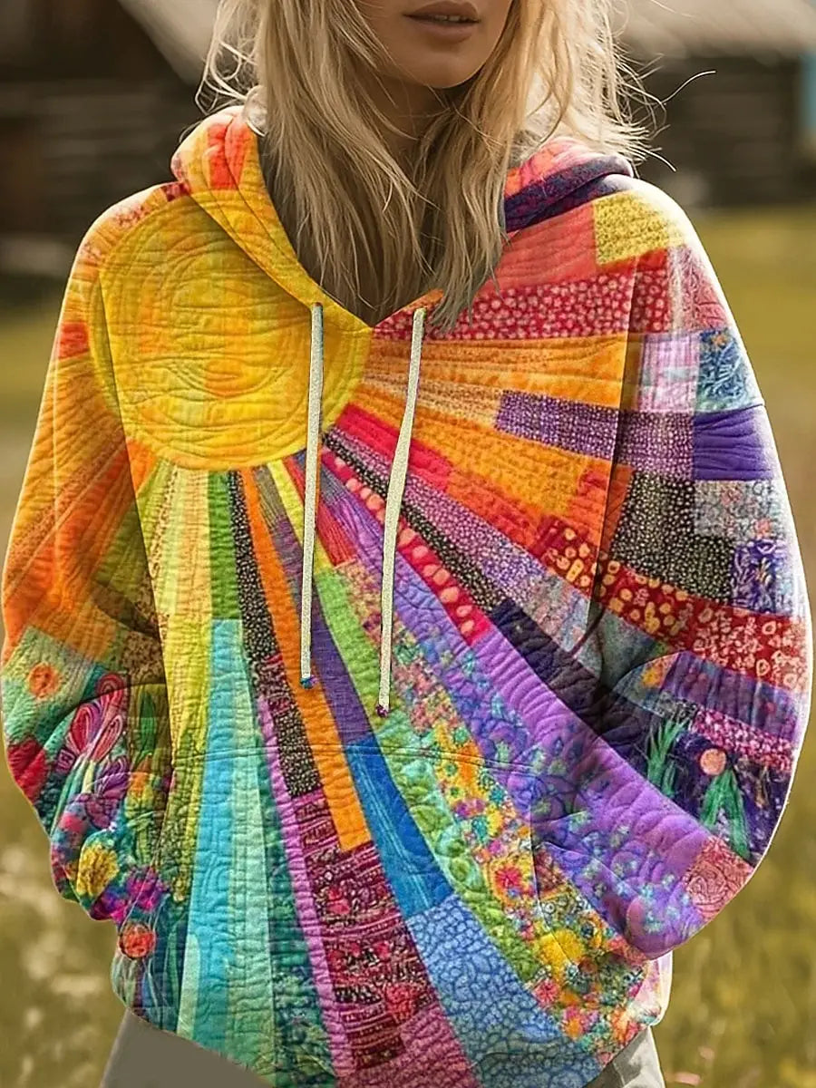 Aurelia Bohemian Print Hoodie
