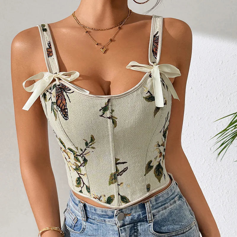 Holly Floral Corset Top