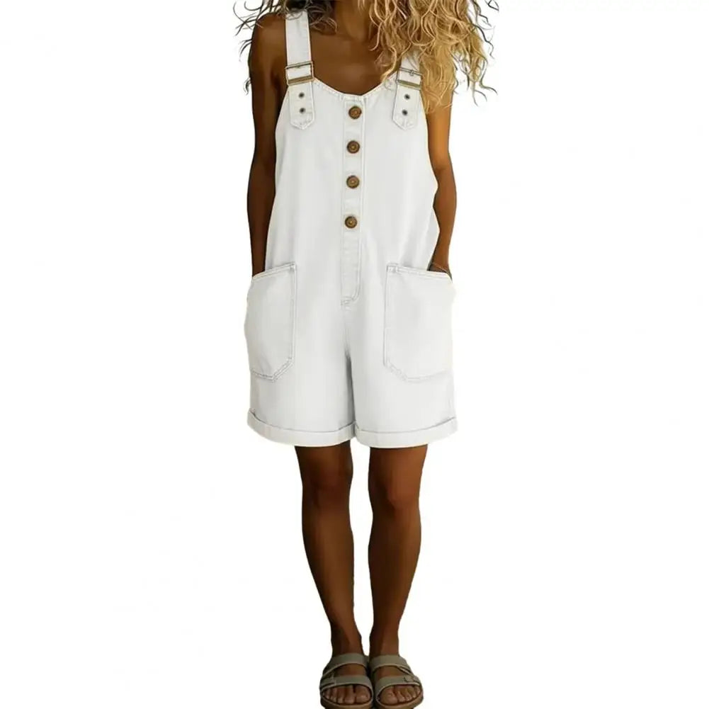 Kelly Classic Denim Romper