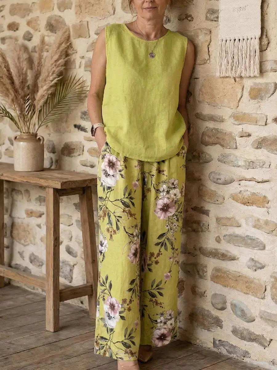Quinn Floral Trouser Co-Ord Set