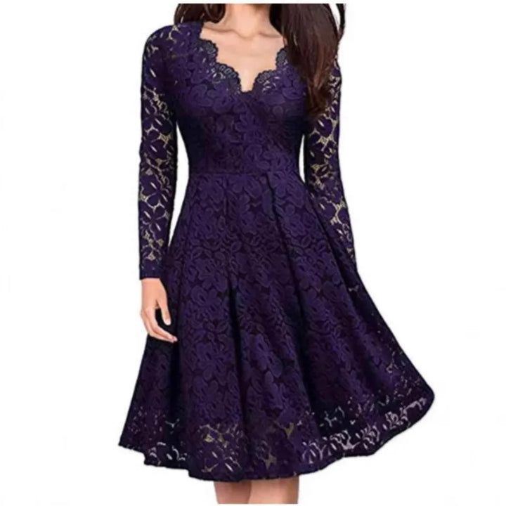 Calliope Floral Lace Mini Dress