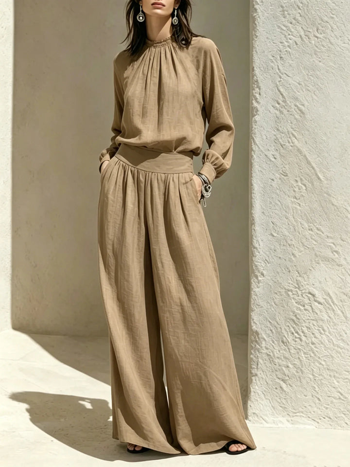 Jocelyn Lantern Sleeve Trouser Set
