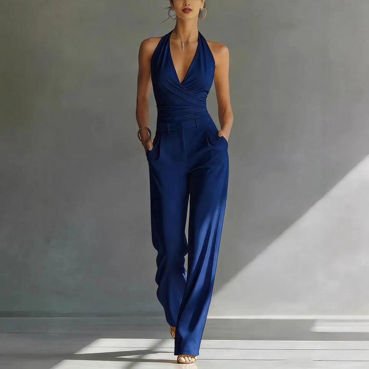 Floriana Tailored Linen Jumpsuit