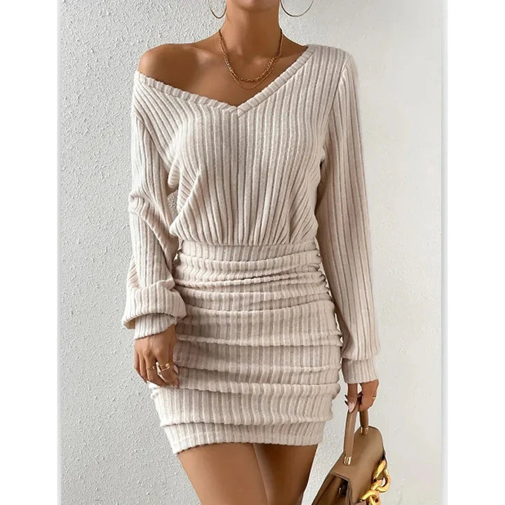 Elowena Off Shoulder Sweater Dress