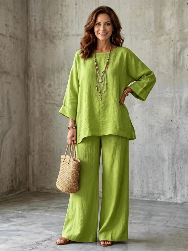 Nellie Casual Wide Leg Set